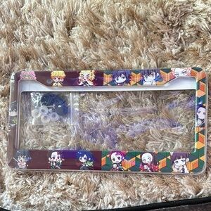 Anime Character License Plate Frame